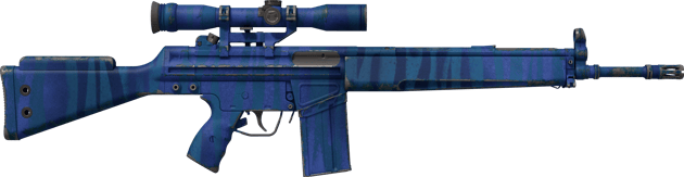Preview image 2 of StatTrak™ G3SG1 | Azurblaues Zebra (Einsatzerprobt)