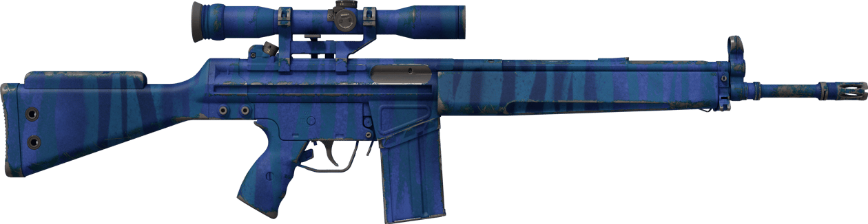 Preview image 2 of StatTrak™ G3SG1 | Azure Zebra (FT - Qua thực chiến)
