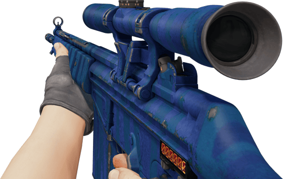 Preview image 3 of StatTrak™ G3SG1 | Azurblaues Zebra (Einsatzerprobt)