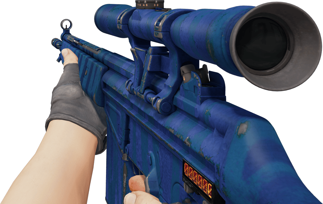 Preview image 3 of StatTrak™ G3SG1 | Azure Zebra (FT - Qua thực chiến)