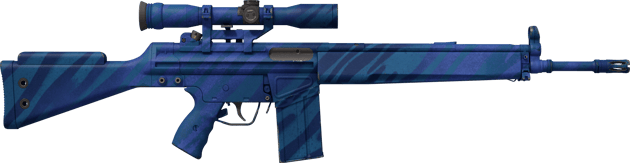 Preview image 2 of StatTrak™ G3SG1 | Azurblaues Zebra (Minimale Gebrauchsspuren)