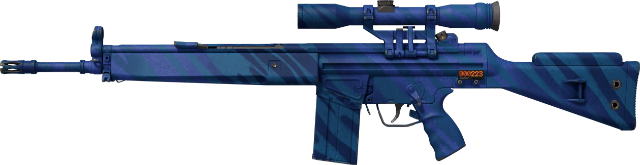 Preview image 1 of StatTrak™ G3SG1 | Azure Zebra (Usura minima)