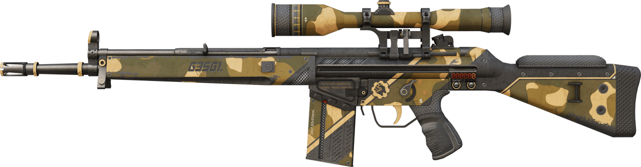 Preview image 1 of StatTrak™ G3SG1 | Black Sand (BS - Mòn qua thực chiến)
