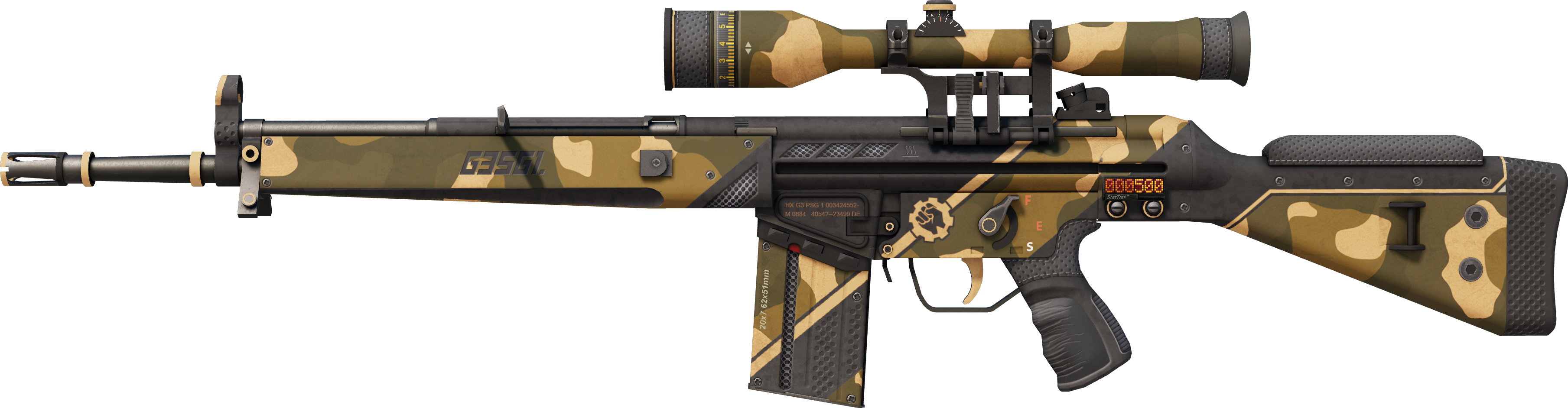StatTrak™ G3SG1 | Black Sand (Minimal Wear)