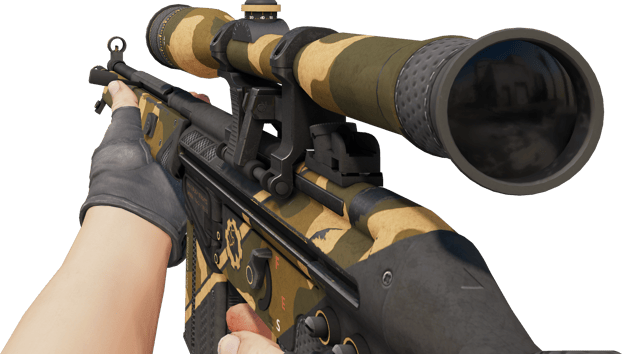Preview image 3 of StatTrak™ G3SG1 | Black Sand (WW - Khá mòn)