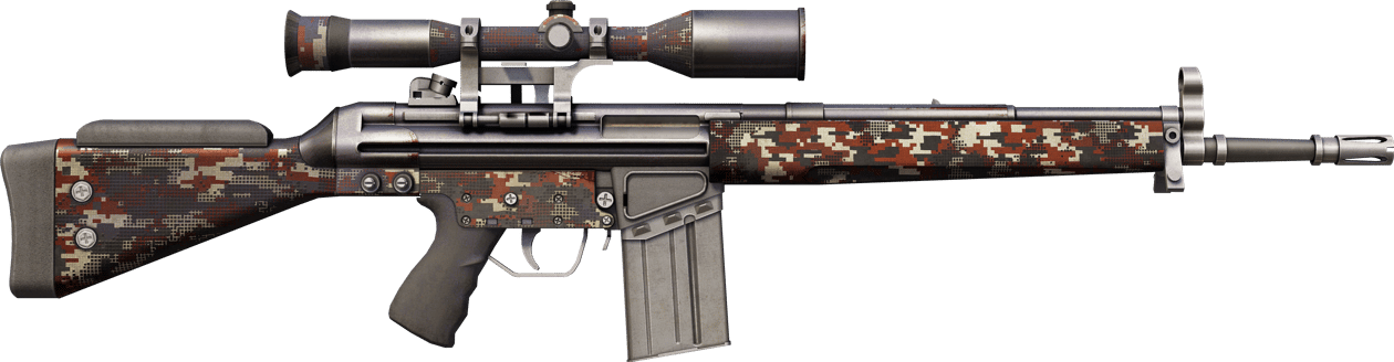 Preview image 2 of StatTrak™ G3SG1 | Digital Mesh (BS - Mòn qua thực chiến)
