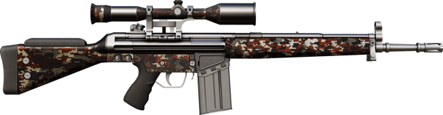 Preview image 2 of StatTrak™ G3SG1 | Digital Mesh (Factory New)