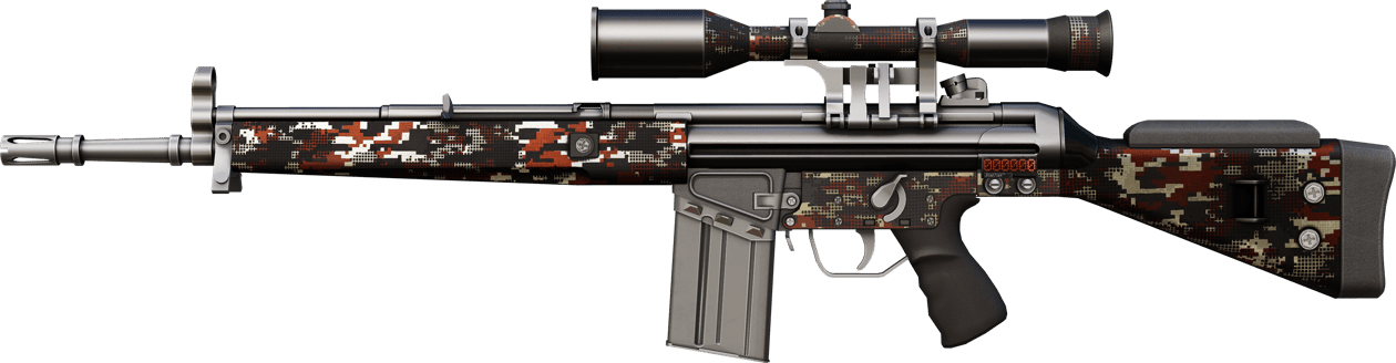 Preview image 1 of StatTrak™ G3SG1 | Digital Mesh (Factory New)