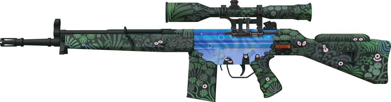 Preview image 1 of StatTrak™ G3SG1 | Dream Glade (Com Pouco Uso)