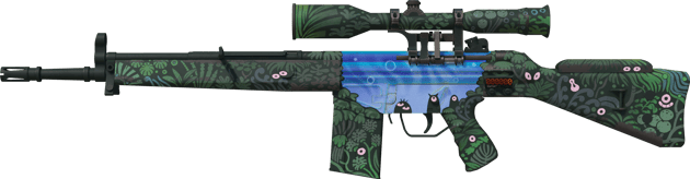 StatTrak™ G3SG1 | Claro de ensueño (Bastante desgastado)