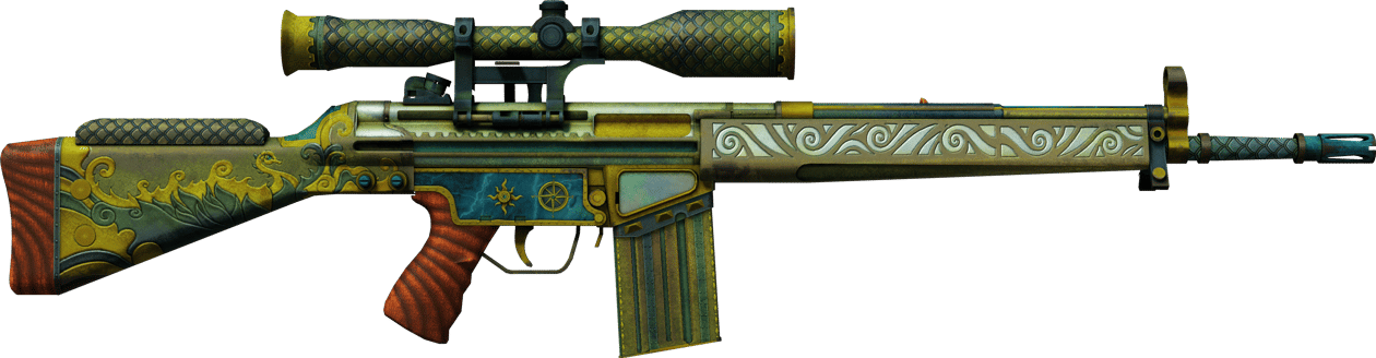 Preview image 2 of StatTrak™ G3SG1 | High Seas (Battle-Scarred)