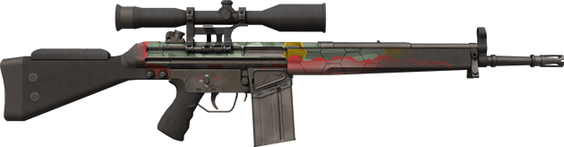 Preview image 2 of StatTrak™ G3SG1 | Keeping Tabs (Battle-Scarred)