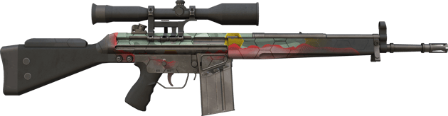 Preview image 2 of StatTrak™ G3SG1 | 特训地图 (破损不堪)
