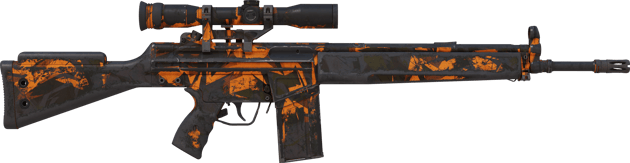 Preview image 2 of StatTrak™ G3SG1 | Pomarańczowa kraksa (po ciężkich walkach)