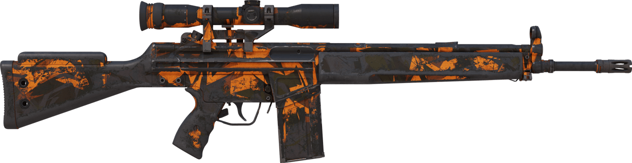 Preview image 2 of StatTrak™ G3SG1 | 오렌지 충돌 현장 (전투로 닳고 닳은)