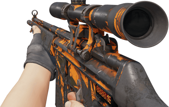 Preview image 3 of StatTrak™ G3SG1 | Pomarańczowa kraksa (po ciężkich walkach)