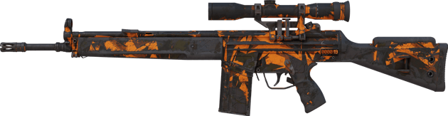 StatTrak™ G3SG1 | Pomarańczowa kraksa (po ciężkich walkach)