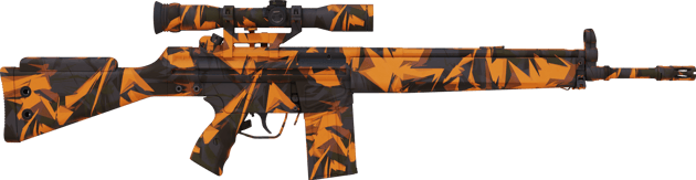 Preview image 2 of StatTrak™ G3SG1 | Explosión naranja (Recién fabricado)