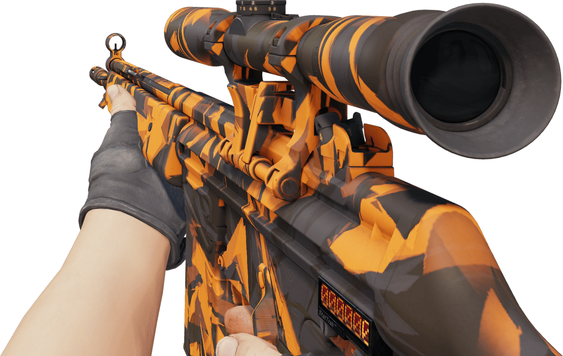 Preview image 3 of StatTrak™ G3SG1 | Impact orangé (Neuve)