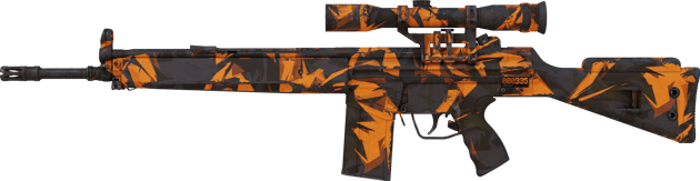 StatTrak™ G3SG1 | Orangefarbener Treffer (Einsatzerprobt)