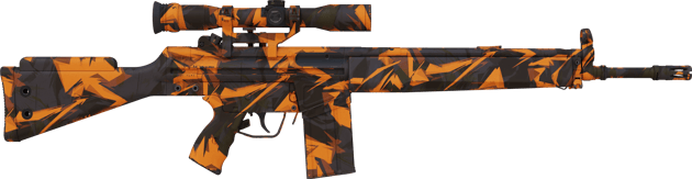 Preview image 2 of StatTrak™ G3SG1 | 橘色破損 (輕微磨損)
