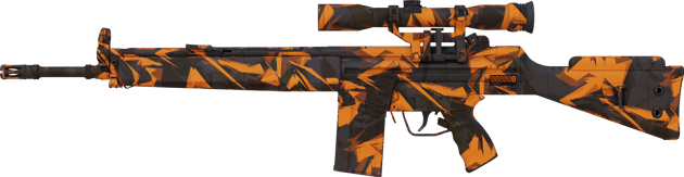 StatTrak™ G3SG1 | 橘色破損 (輕微磨損)