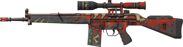 StatTrak™ G3SG1 | The Executioner (Com Muito Uso)