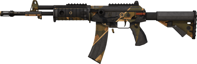 StatTrak™ Galil AR | Black Sand (Battle-Scarred)