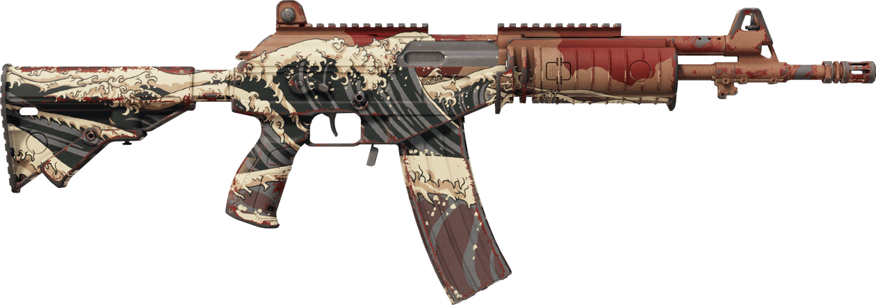 Preview image 2 of StatTrak™ Galil AR | Kızıl Tsunami (Görevde Kullanılmış)