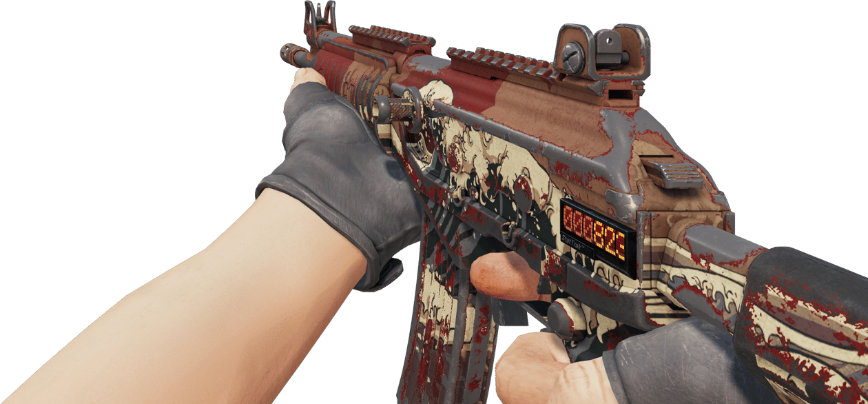 Preview image 3 of StatTrak™ Galil AR | Crimson Tsunami (Well-Worn)