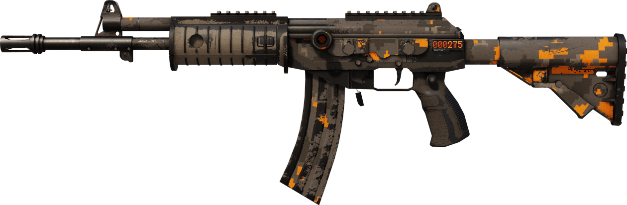 Preview image 1 of StatTrak™ Galil AR | Oranssi DDPAT (Reissussa rähjääntynyt)