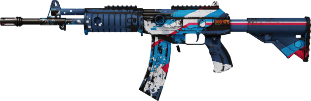 StatTrak™ Galil AR | 三色火箭冰棒 (重度磨損)