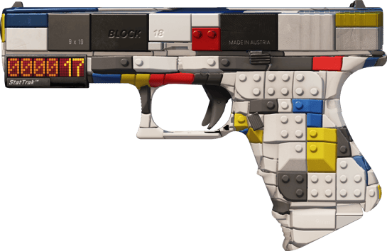 StatTrak™ Glock-18 | Block-18 (Factory New)