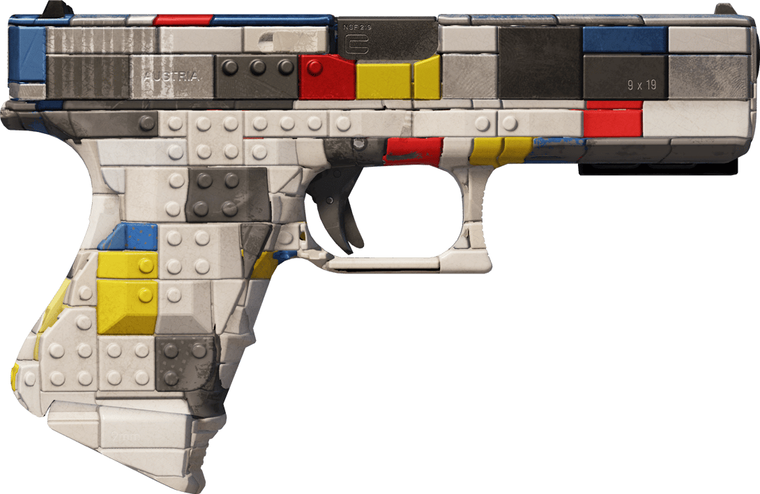 Preview image 2 of StatTrak™ Glock-18 | Block-18 (Well-Worn)