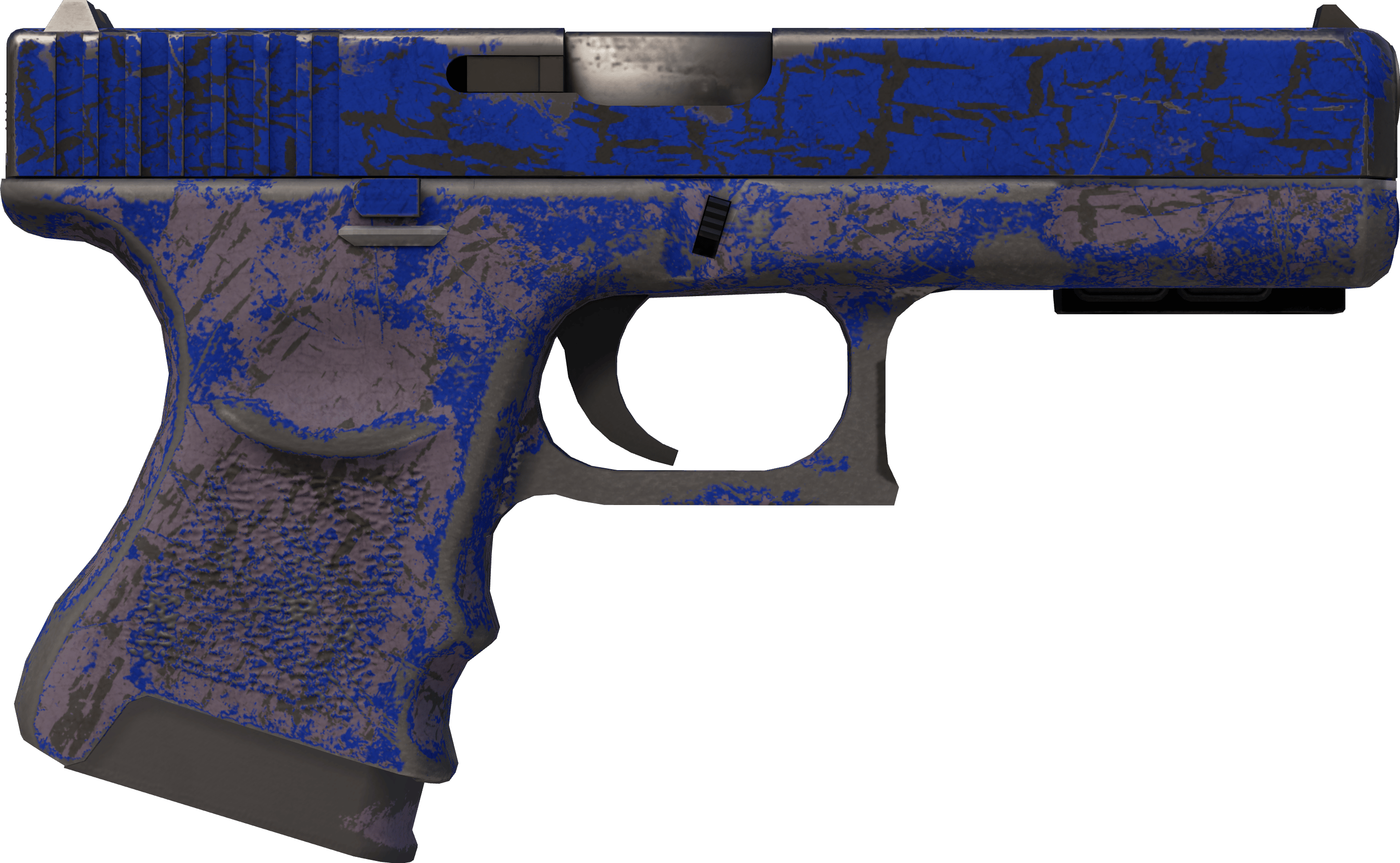 Preview image 2 of StatTrak™ Glock-18 | Fissure bleue (Marquée par les combats)