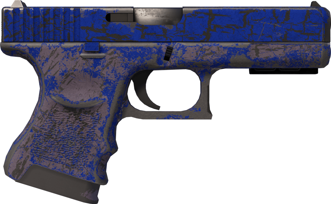 Preview image 2 of StatTrak™ Glock-18 | Fisura azul (Deplorable)