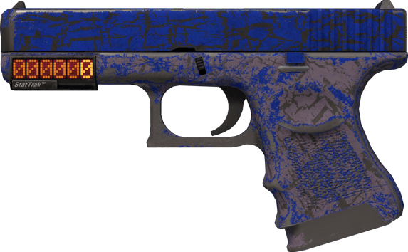 StatTrak™ Glock-18 | Blue Fissure (Segnato dalle battaglie)