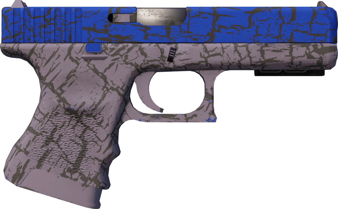 Preview image 2 of StatTrak™ Glock-18 | Blue Fissure (Nuovo di fabbrica)
