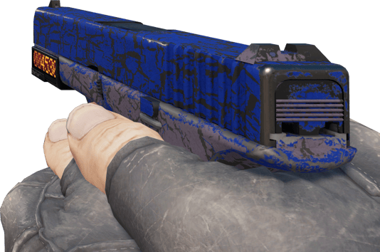 Preview image 3 of StatTrak™ Glock-18 | Blue Fissure (Consumato)