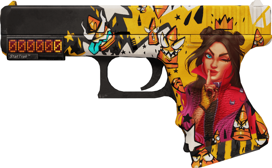 Preview image 1 of StatTrak™ Glock-18 | 子彈皇后 (輕微磨損)