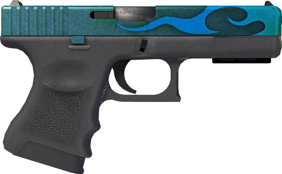 Preview image 2 of StatTrak™ Glock-18 | Bunsen Burner (BS - Mòn qua thực chiến)