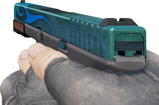 Preview image 3 of StatTrak™ Glock-18 | Bunsen Burner (BS - Mòn qua thực chiến)