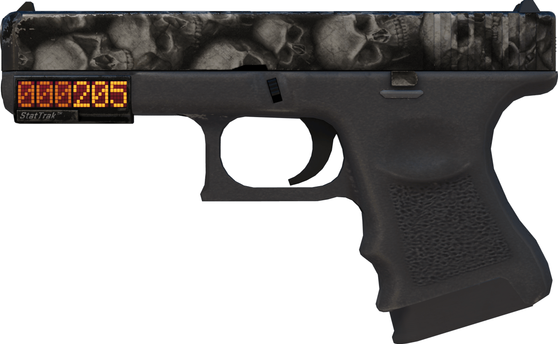 Preview image 1 of StatTrak™ Glock-18 | 亡者之寝 (战痕累累)
