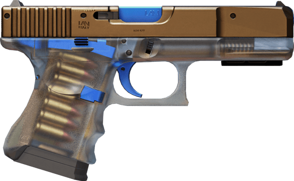 Preview image 2 of StatTrak™ Glock-18 | Clear Polymer (Minimal Wear)