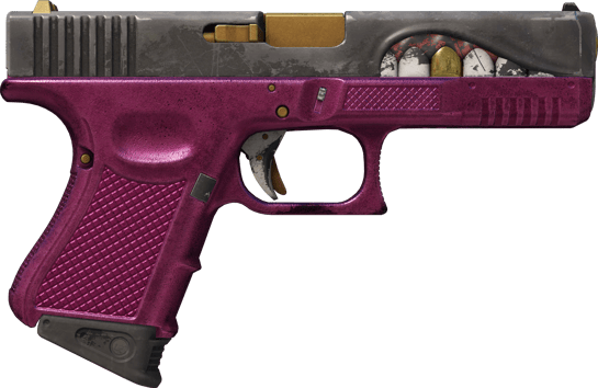 Preview image 2 of StatTrak™ Glock-18 | Kultahammas (Reissussa rähjääntynyt)