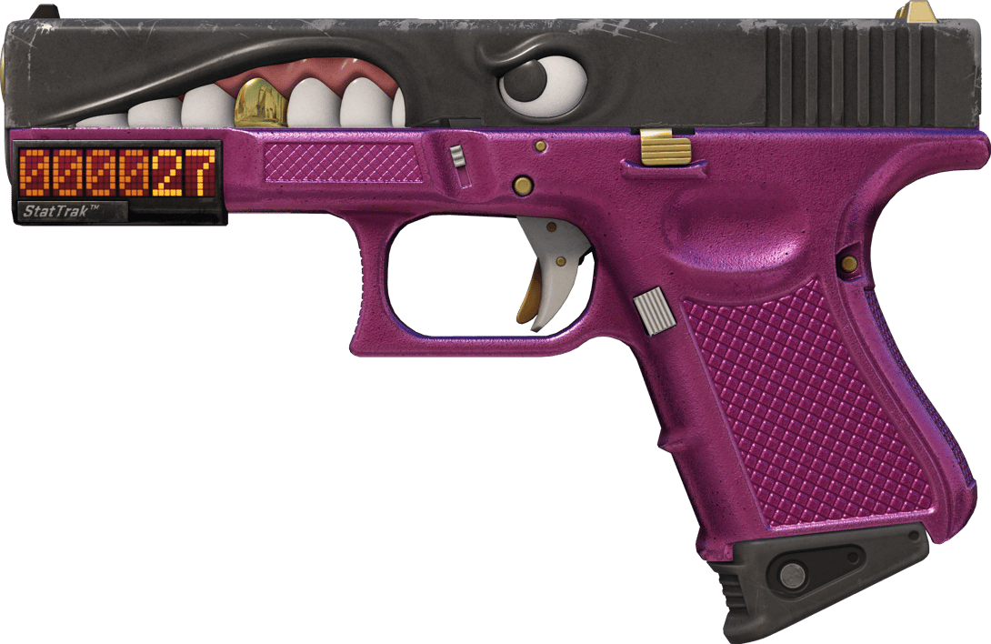 Preview image 1 of StatTrak™ Glock-18 | 大金牙 (久经沙场)