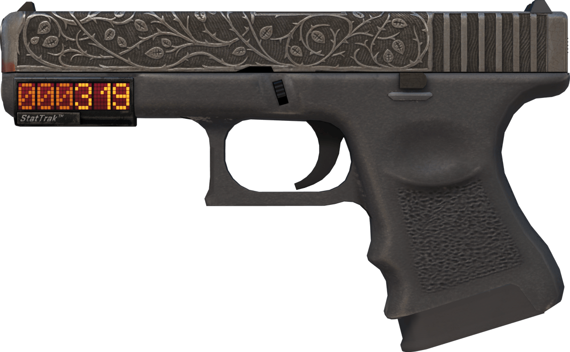 Preview image 1 of StatTrak™ Glock-18 | Ironwork (ถลอกปอกเปิกจากการรบ)