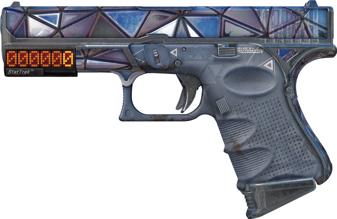 Preview image 1 of Glock-18 (StatTrak™) | Lustrzana mozaika (mocne zużycie)