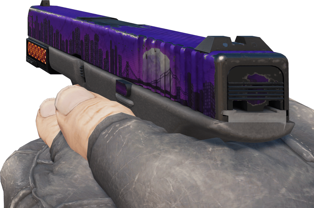 Preview image 3 of StatTrak™ Glock-18 | Moonrise (ถลอกปอกเปิกจากการรบ)