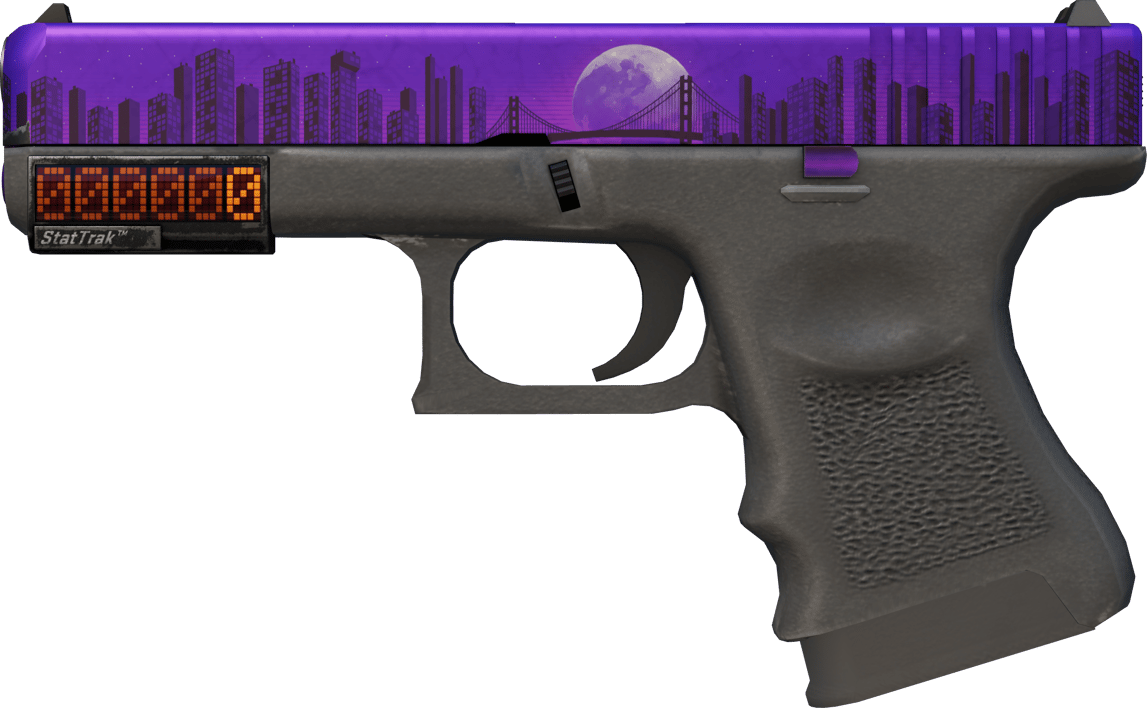 Preview image 1 of StatTrak™ Glock-18 | 城里的月光 (崭新出厂)